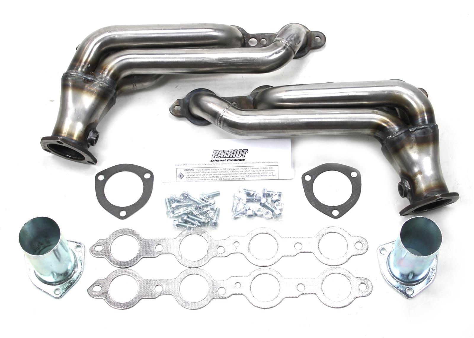 Patriot Exhaust H8086 Headers Tight Tuck SB LS Street Rod Block Hugger Patriot Exhaust H8086