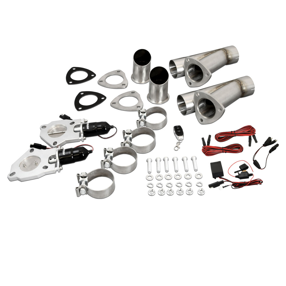 Patriot Exhaust PEC250K 2.5 Electric Cutout Dual System w/Remote Patriot Exhaust PEC250K
