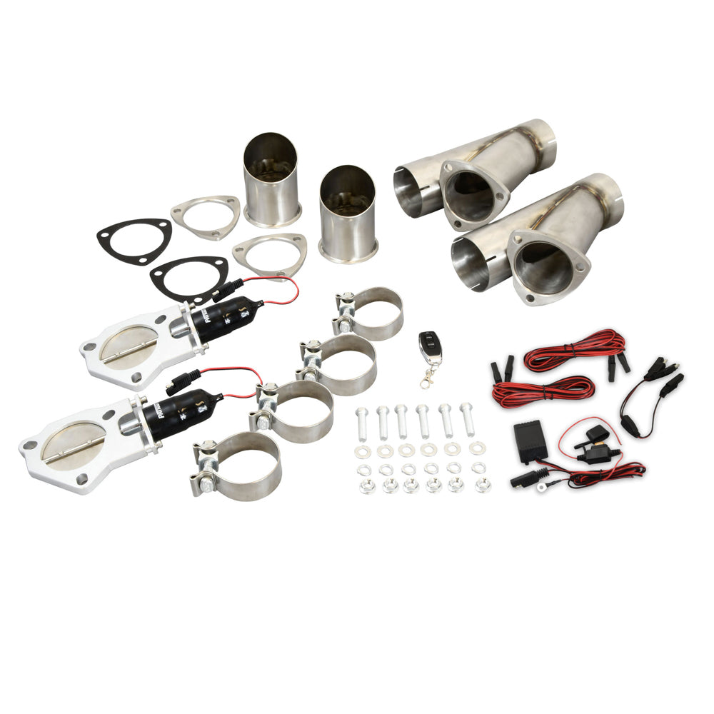Patriot Exhaust PEC300K 3.0 Electric Cutout Dual System w/Remote Patriot Exhaust PEC300K
