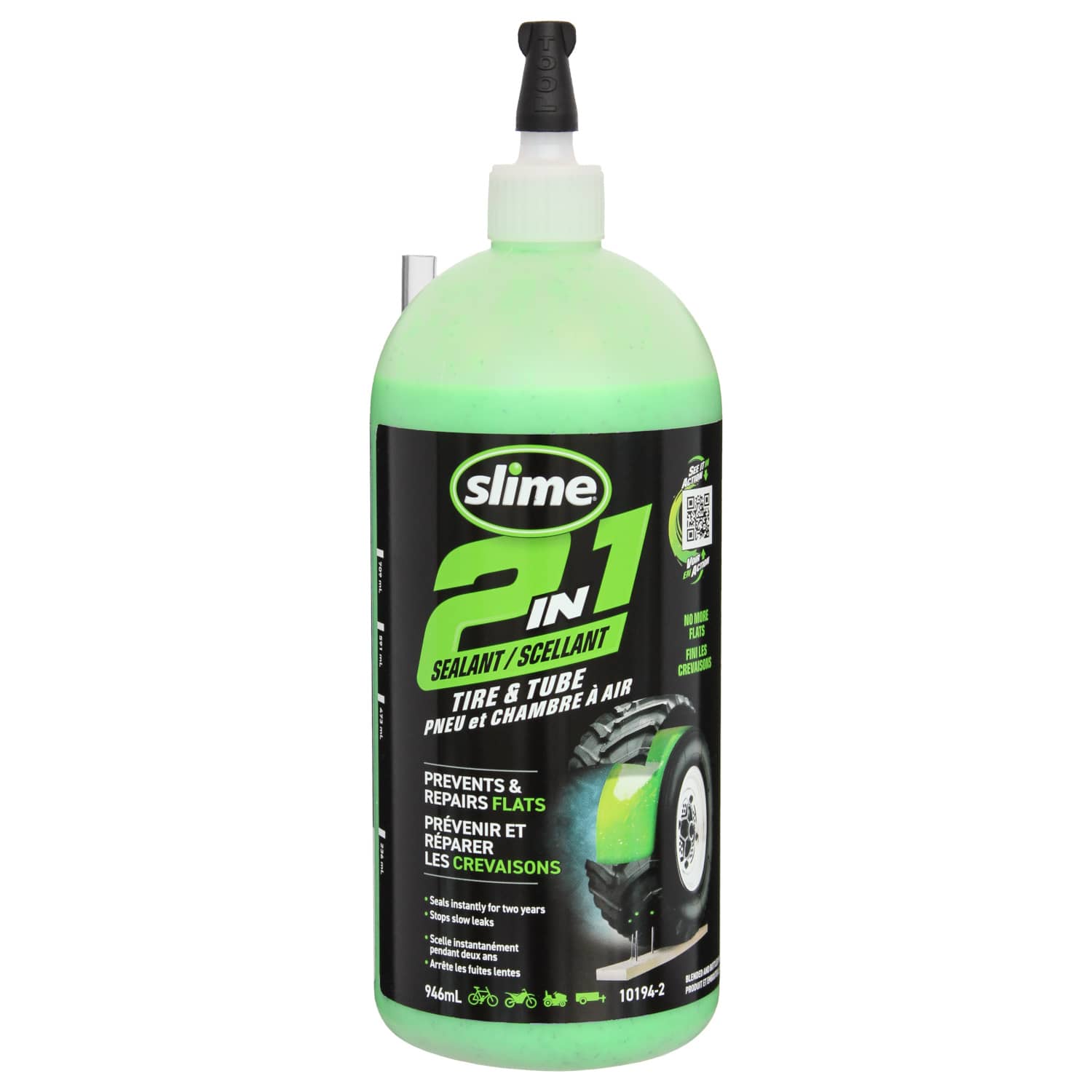 Permatex SLM-10194-2 2-IN-1 TIRE & TUBE SEALANT 946ML Permatex SLM-10194-2