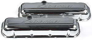 Proform 141-114 BBC Chrome Bowtie V/C's - Short w/Baffle Proform 141-114