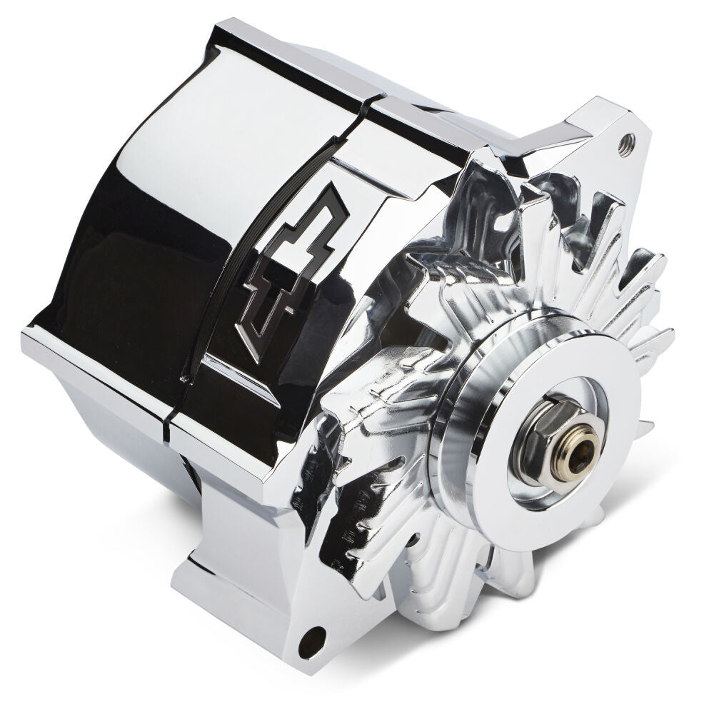 Proform 141-154 Alternator Recessed Black Bowtie Chrome Proform 141-154