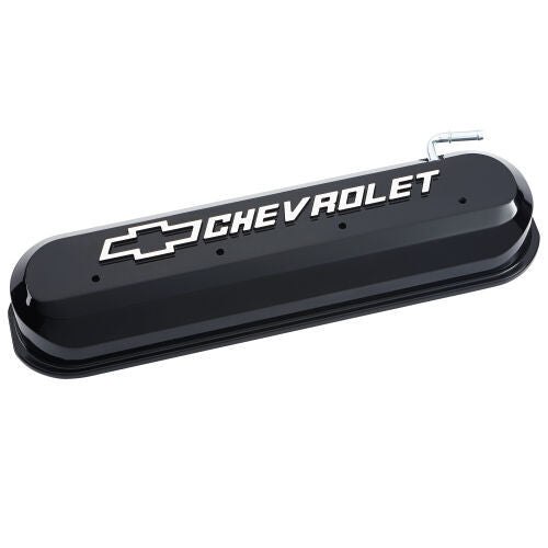 Proform 141-268 LS Valve Covers Slant Edge Liquid Black Proform 141-268