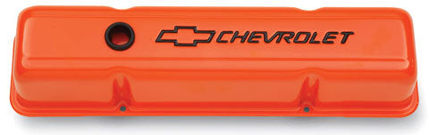 Proform 141-784 SBC Valve Covers - Tall w/Baffle - Orange Proform 141-784