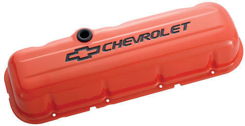 Proform 141-787 BBC Valve Covers - Stamped - Orange Proform 141-787