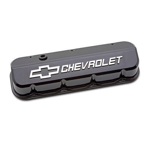 Proform 141-868 BBC Valve Covers Slant Edge Liquid Black Proform 141-868