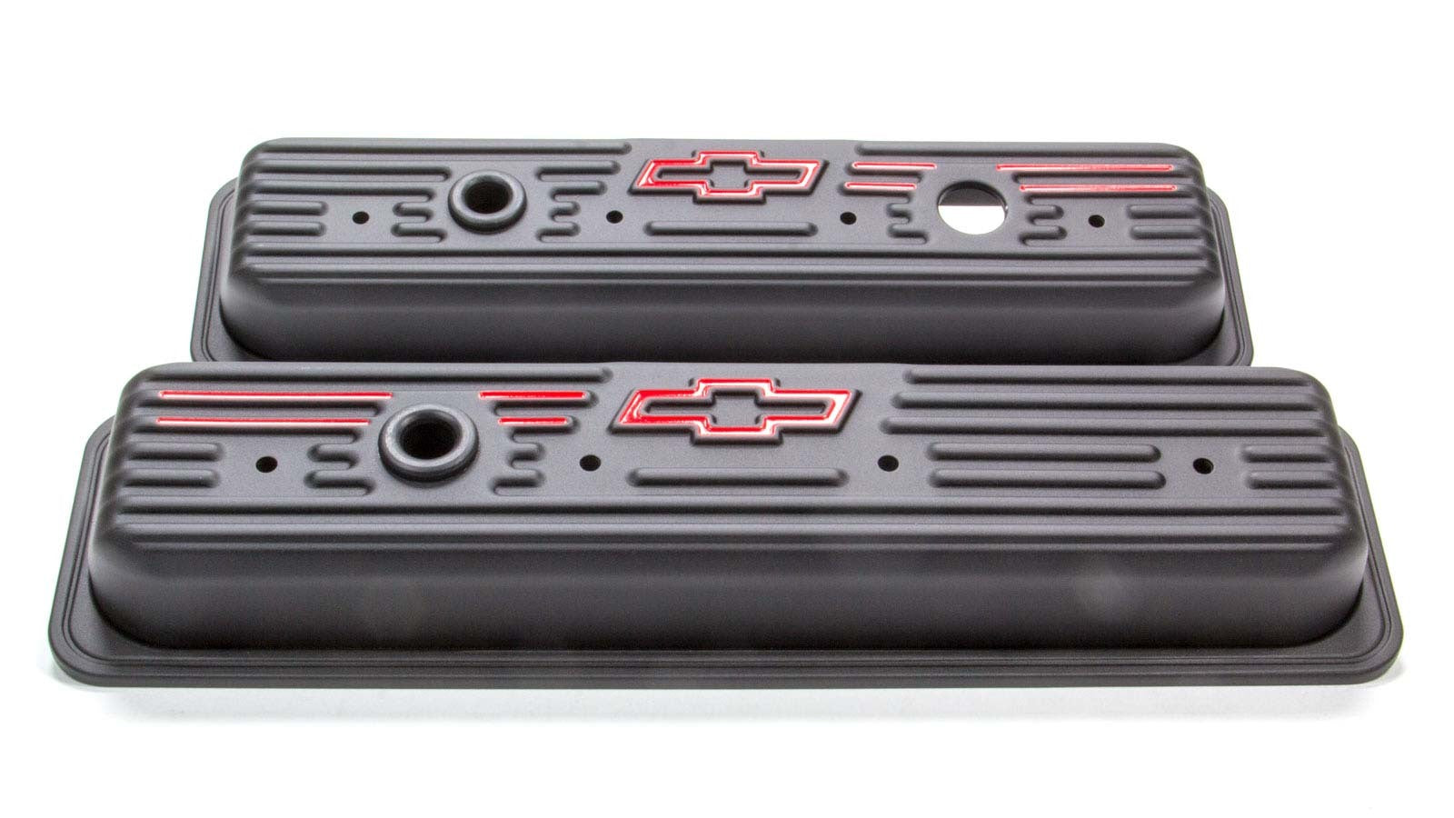 Proform 141-907 SBC Blk Crinkle Center Bolt V/C Short W/ Baffle Proform 141-907