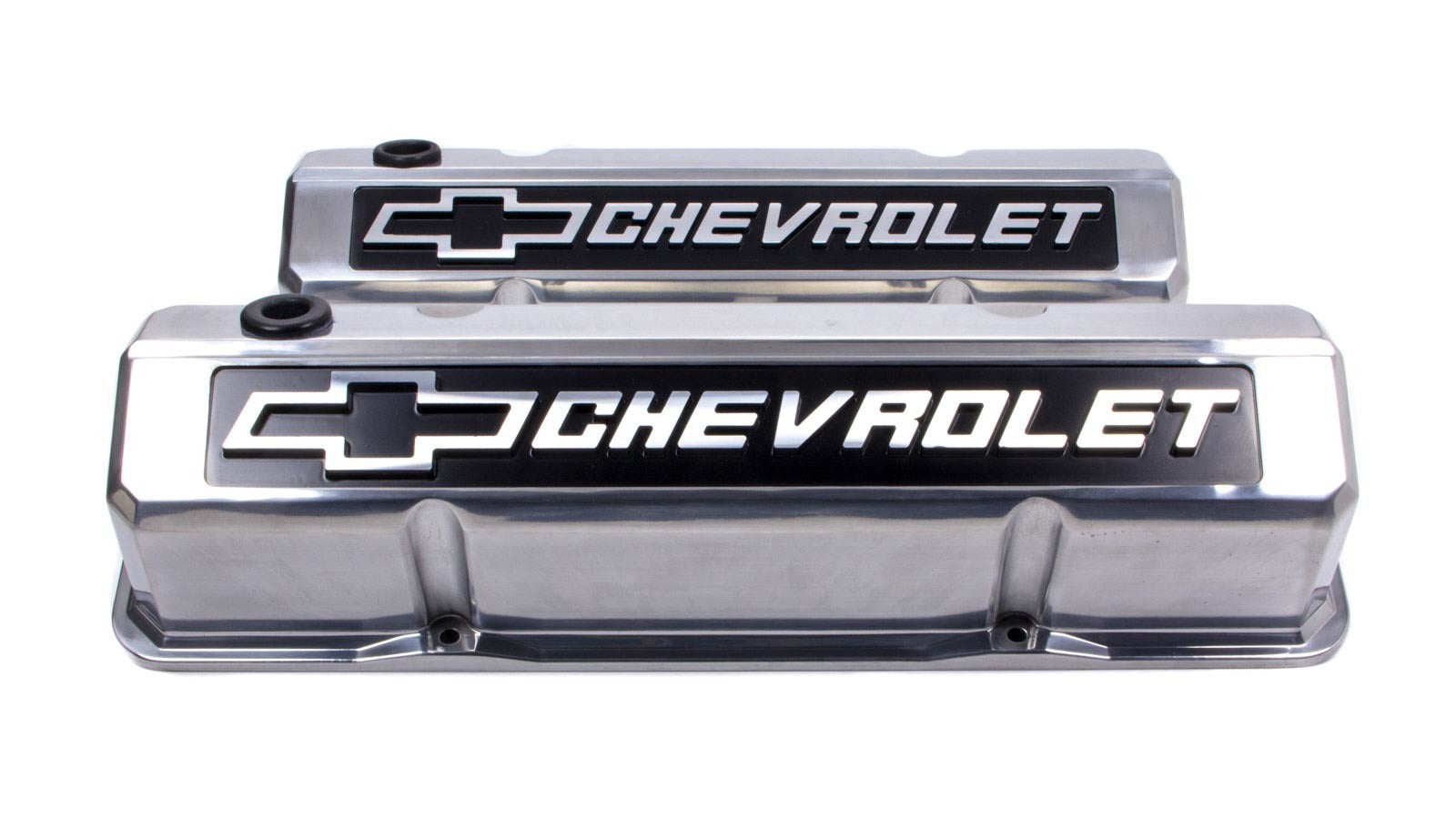 Proform 141-920 SBC Slant Edge Polished V/C Tall Raised Logo Proform 141-920