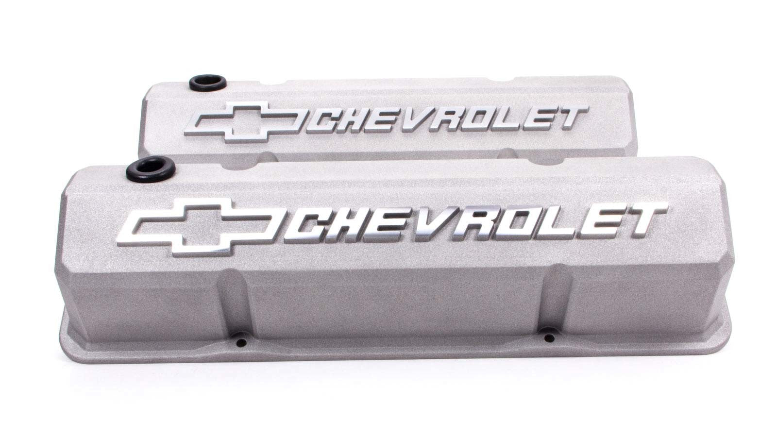Proform 141-925 SBC Slant Edge Cast Gray V/C Tall Raised Logo Proform 141-925