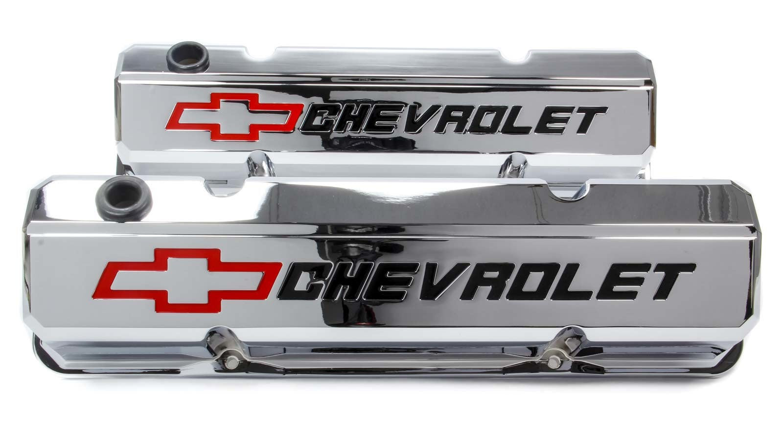 Proform 141-930 SBC Slant Edge Chrome V/C Tall Recessed Logo Proform 141-930