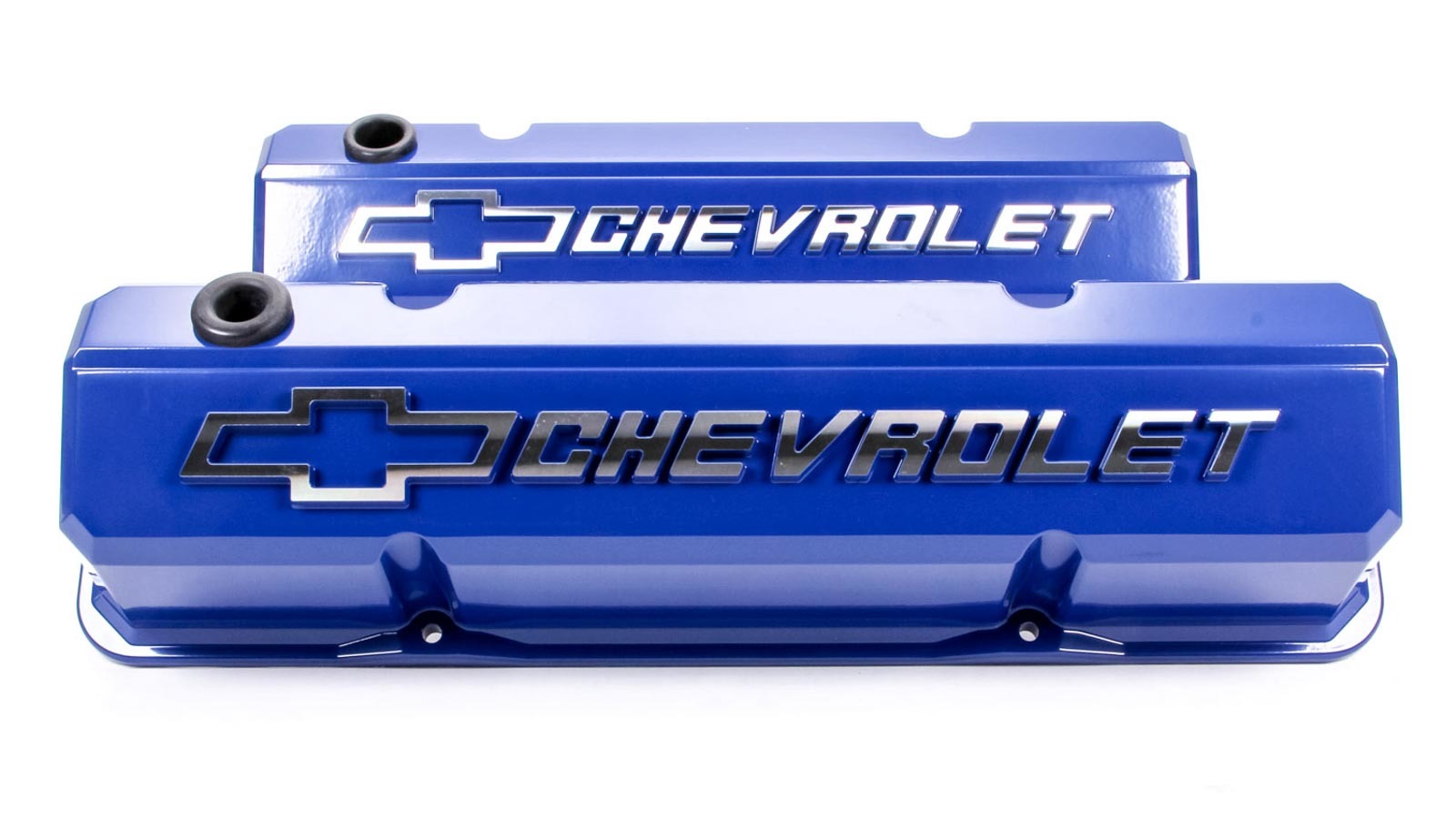Proform 141-932 SBC Slant Edge V/C's - Die Cast - Blue Proform 141-932