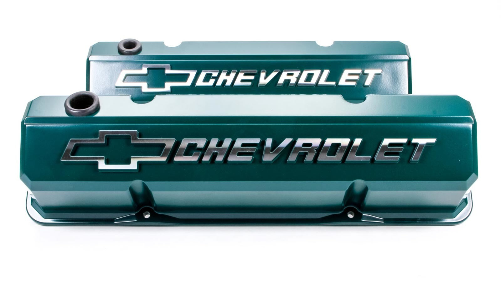 Proform 141-933 SBC Slant Edge V/C's - Die Cast - Green Proform 141-933