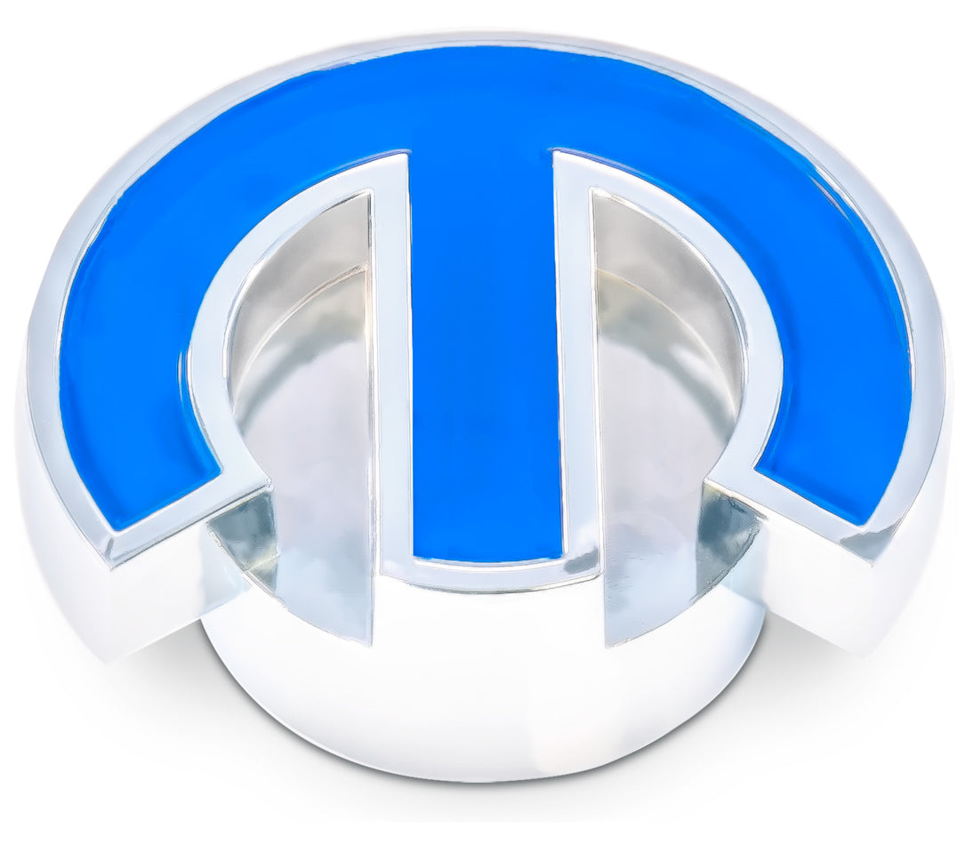 Proform 440-337 Mopar Deluxe Air Cleaner Nut Chrome w/Blue Emblem Proform 440-337