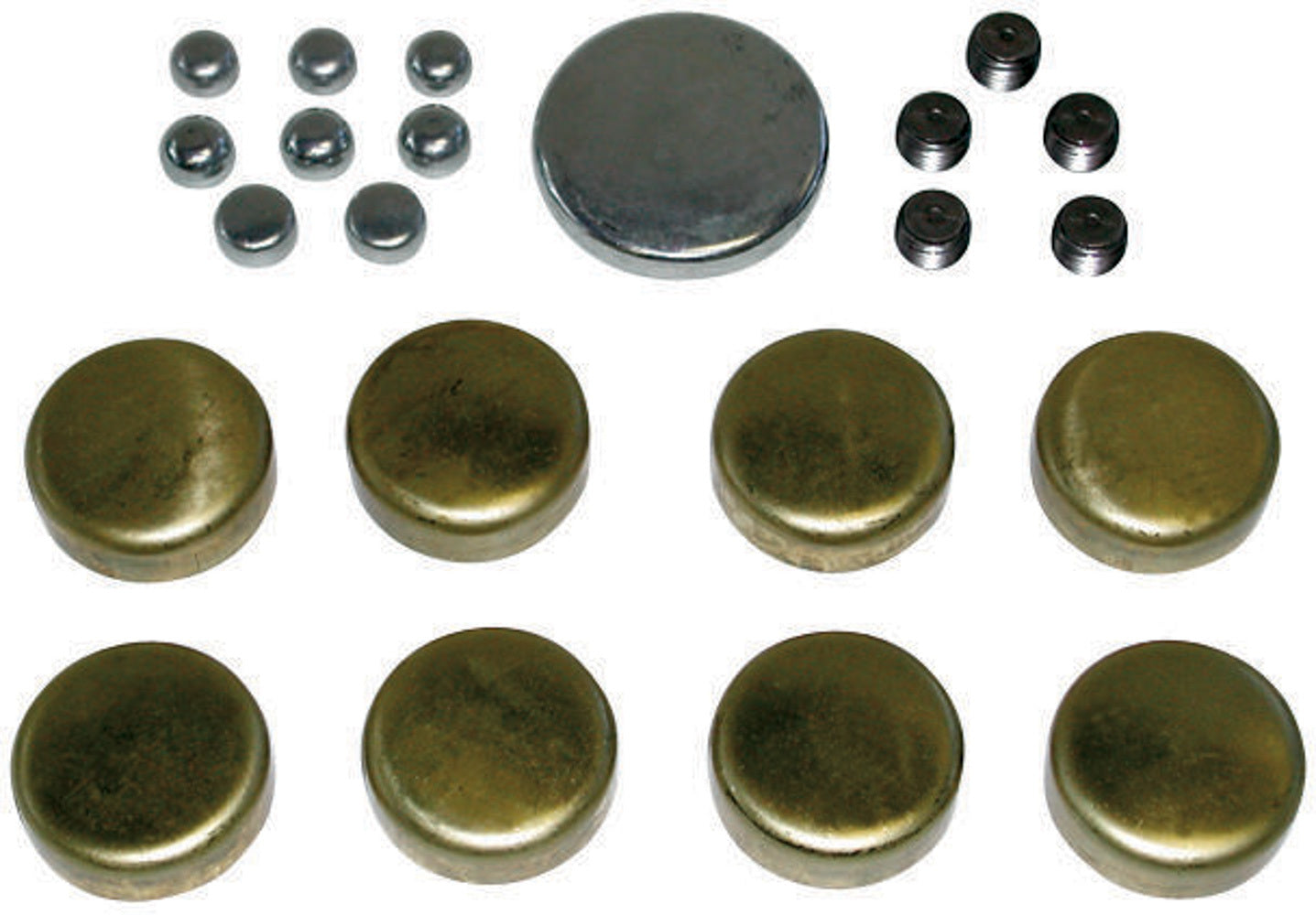Proform 66552 Brass Freeze Plug Kit Chevy 396-454 Proform 66552