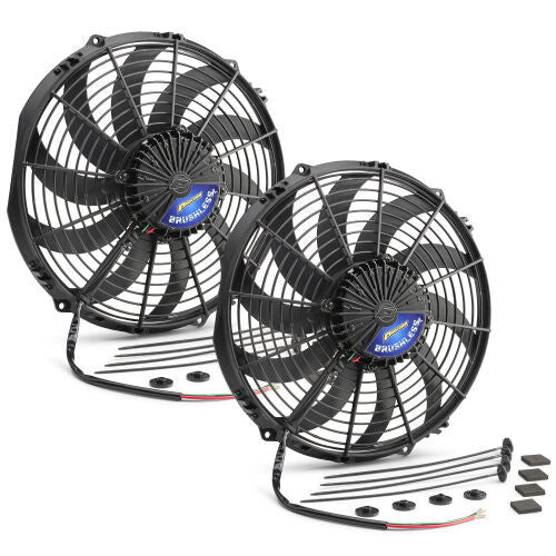 Proform 67056 Brushless Electric Fan Dual 12in S-Blade Puller Proform 67056