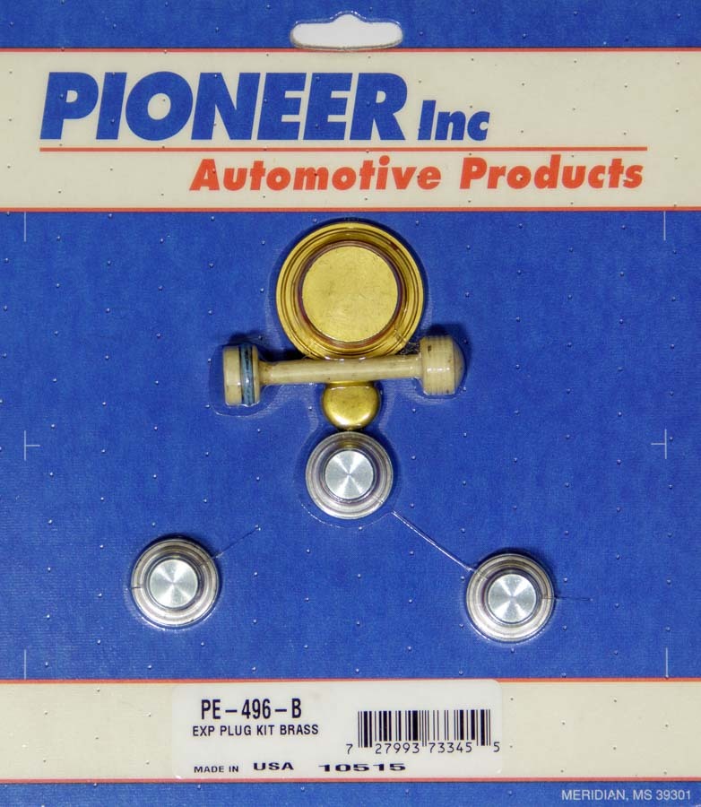 Pioneer PE-496-B Chevy LS Freeze Plug Kit Brass Pioneer PE-496-B