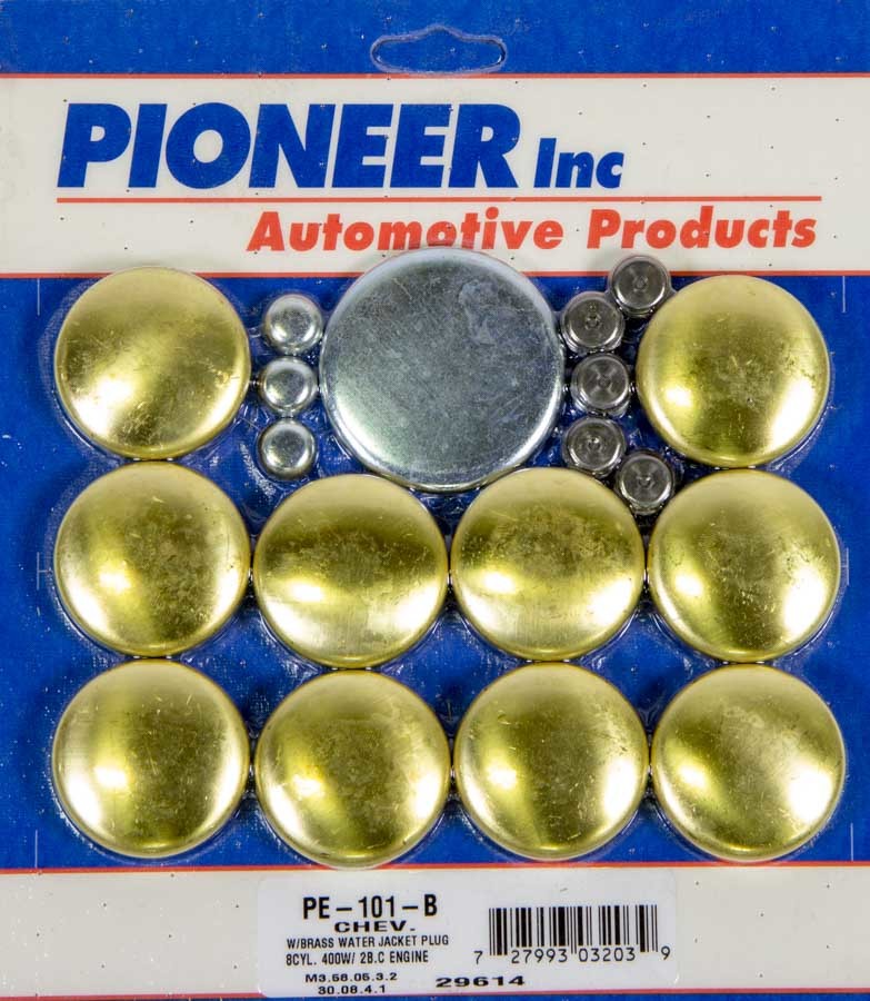 Pioneer PE-101-B 400 Chevy Freeze Plug Kit - Brass Pioneer PE-101-B