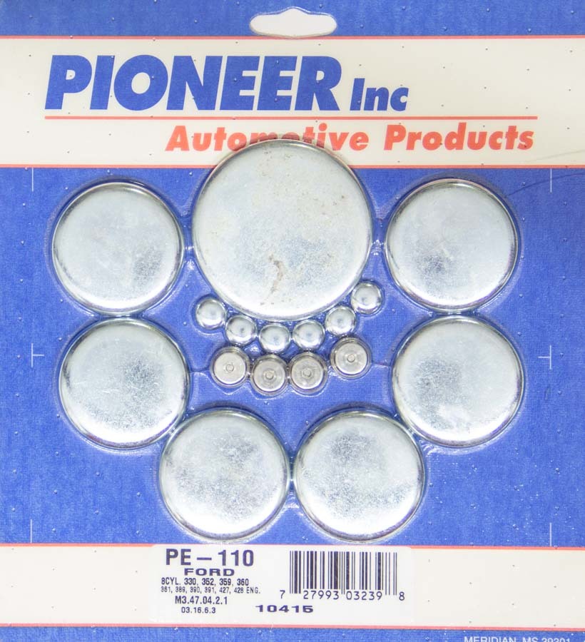 Pioneer PE-110 390 Ford Freeze Plug Kit Pioneer PE-110
