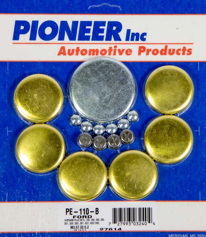 Pioneer PE-110-B 390 Ford Freeze Plug Kit - Brass Pioneer PE-110-B