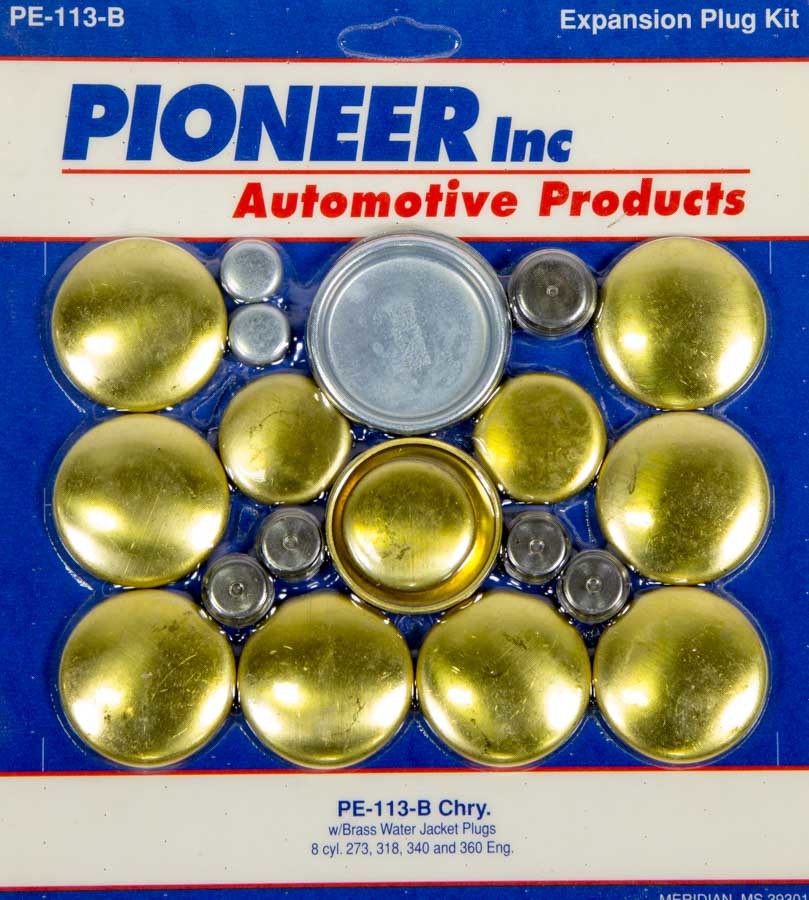 Pioneer PE-113-B 318 Dodge Freeze Plug Kit - Brass Pioneer PE-113-B
