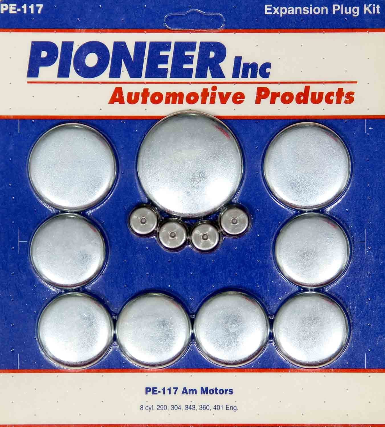 Pioneer PE-117 AMC V8 Freeze Plug Kit Pioneer PE-117