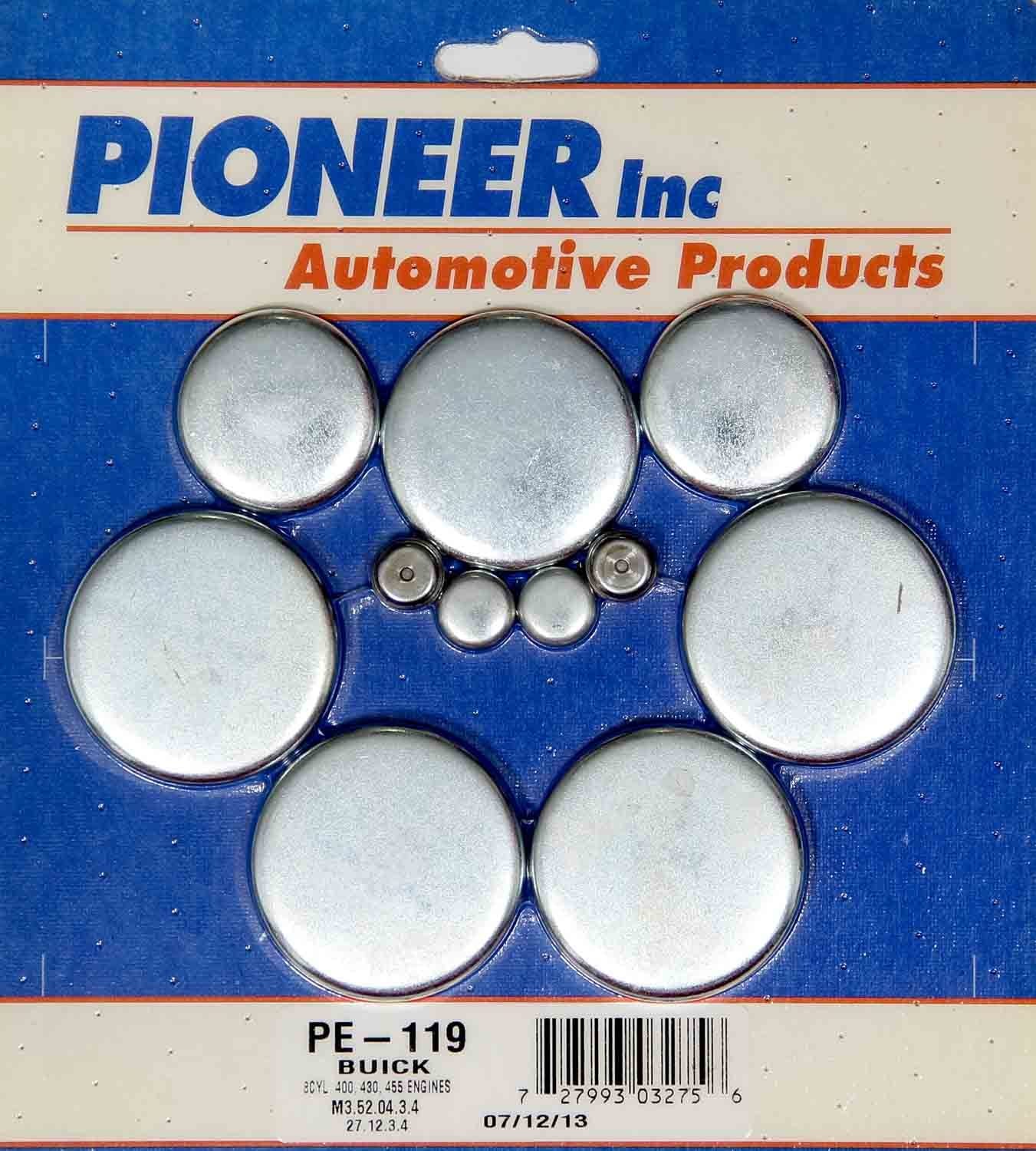 Pioneer PE-119 Buick 400-455 Freeze Plug Kit Pioneer PE-119