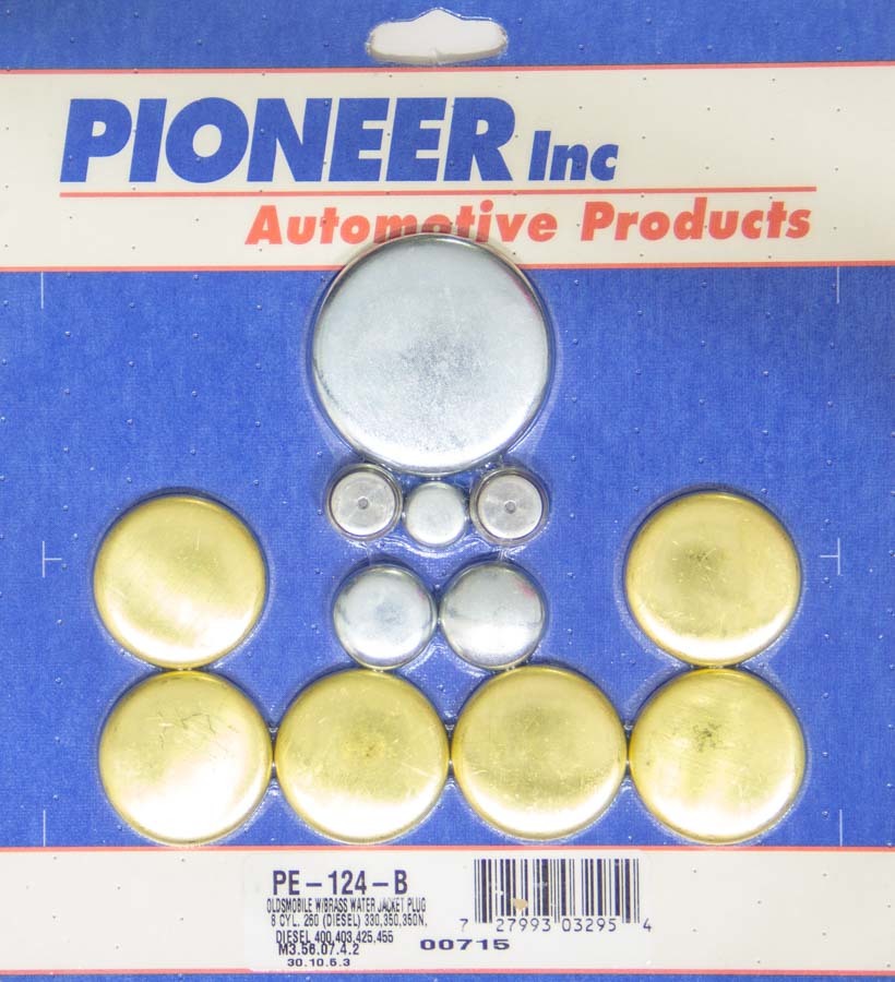 Pioneer PE-124-B 350 Olds Freeze Plug Kit - Brass Pioneer PE-124-B