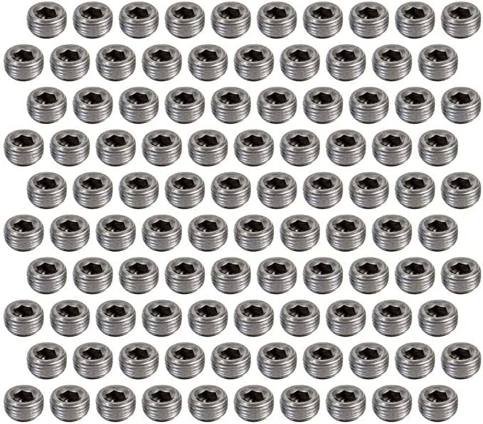 Pioneer PP-568-T-100 1/2 Pipe Plugs 100pk Hex Socket Pioneer PP-568-T-100