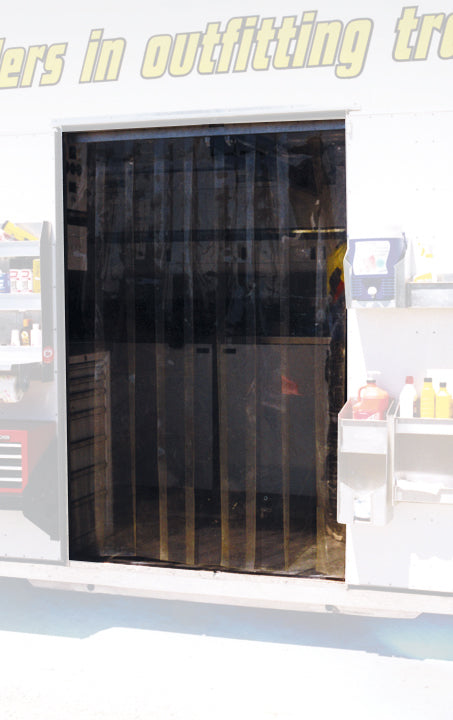 Pit Pal PALTVS4X7 Door Strip Vinyl 4ft x 7ft Tinted Amber Pit Pal PALTVS4X7