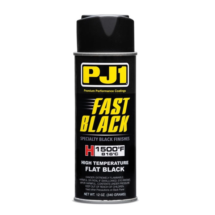 PJ1 Products 16-HIT Flat Black Hi-Temp Paint 2000degF 11oz PJ1 Products 16-HIT