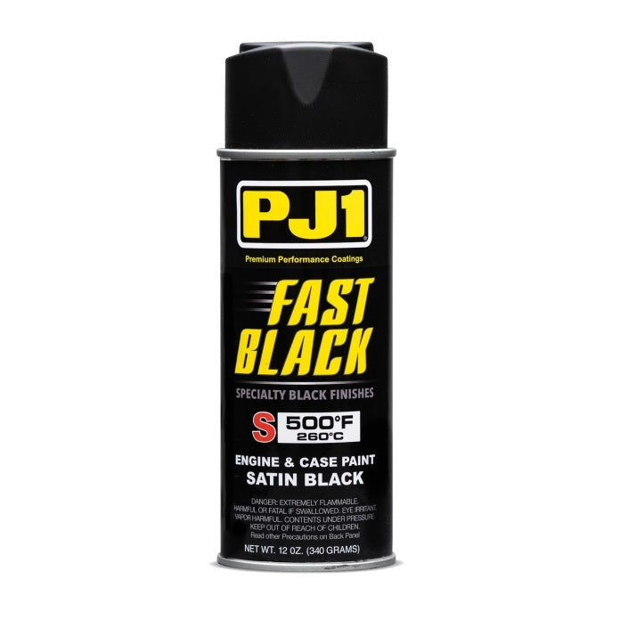 PJ1 Products 16-SAT Engine Paint Black Satin 500degF 11oz PJ1 Products 16-SAT