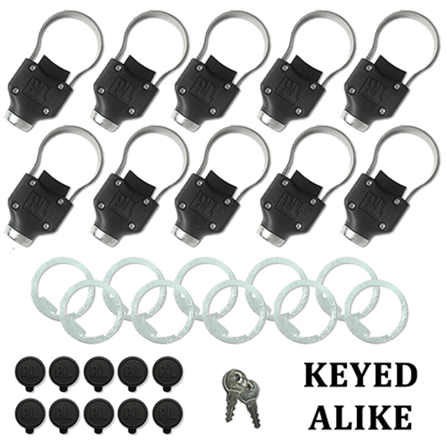 Pop & Lock PL9900-10KA The GateDefender™ Fleet Pack (Keyed-Alike) Pop & Lock PL9900-10KA