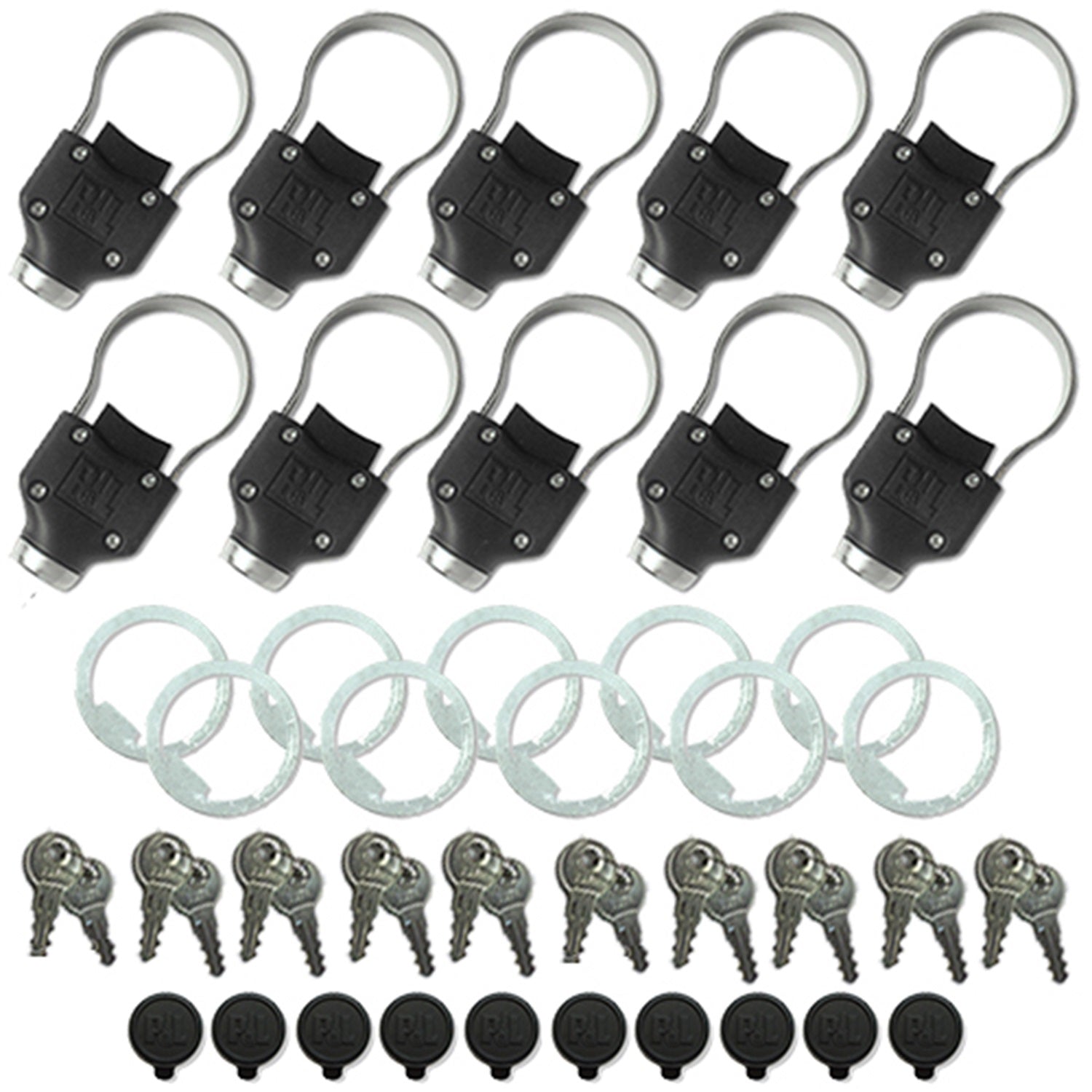 Pop & Lock PL9900-10PK The GateDefender™ Dealership Pack (Keyed-Differently) Pop & Lock PL9900-10PK