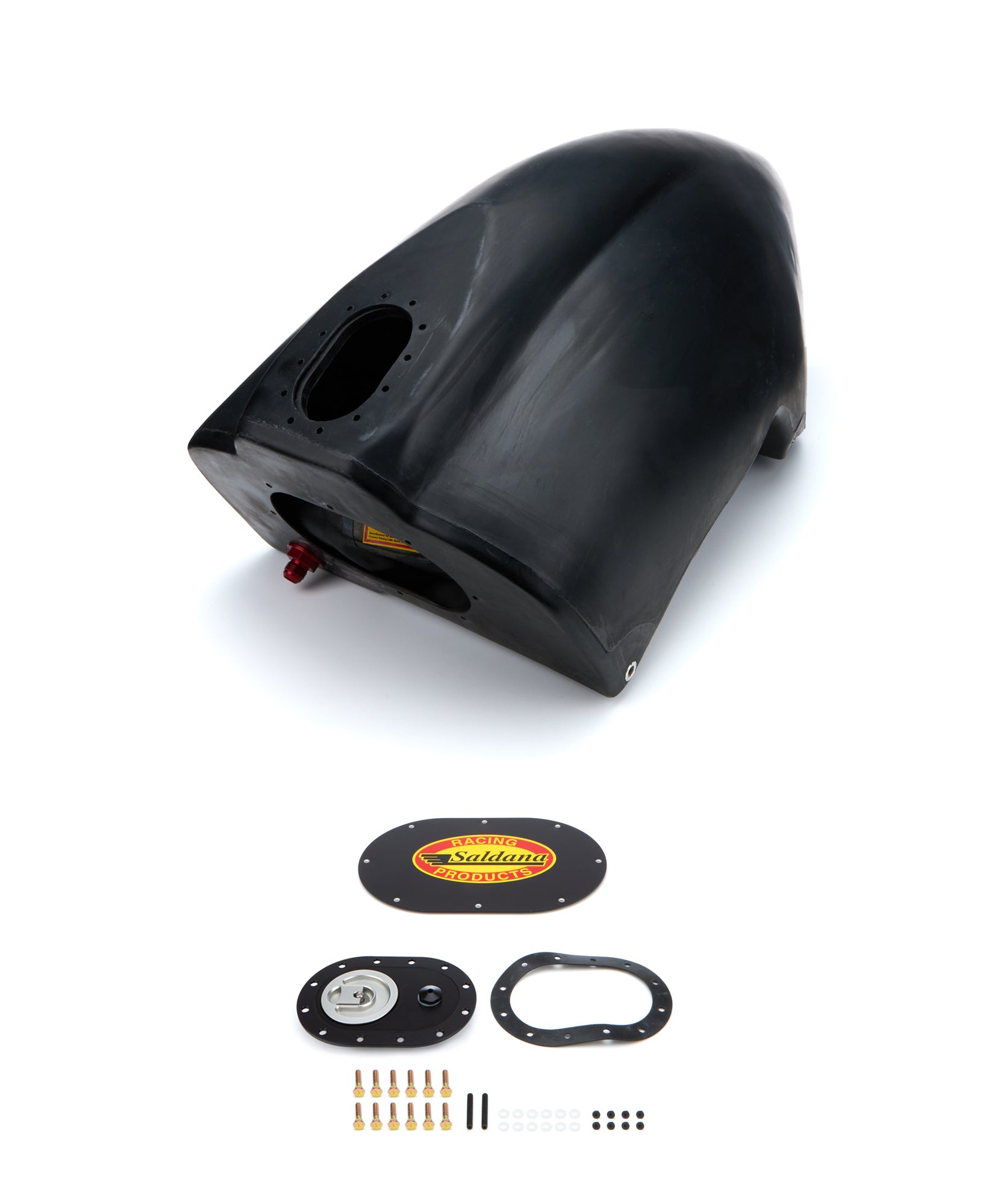 Saldana Racing Tanks FTA OS 228ST-T Fuel Cell 28 Gallon With Smart Trap Box Sprint Saldana Racing Tanks FTA OS 228ST-T