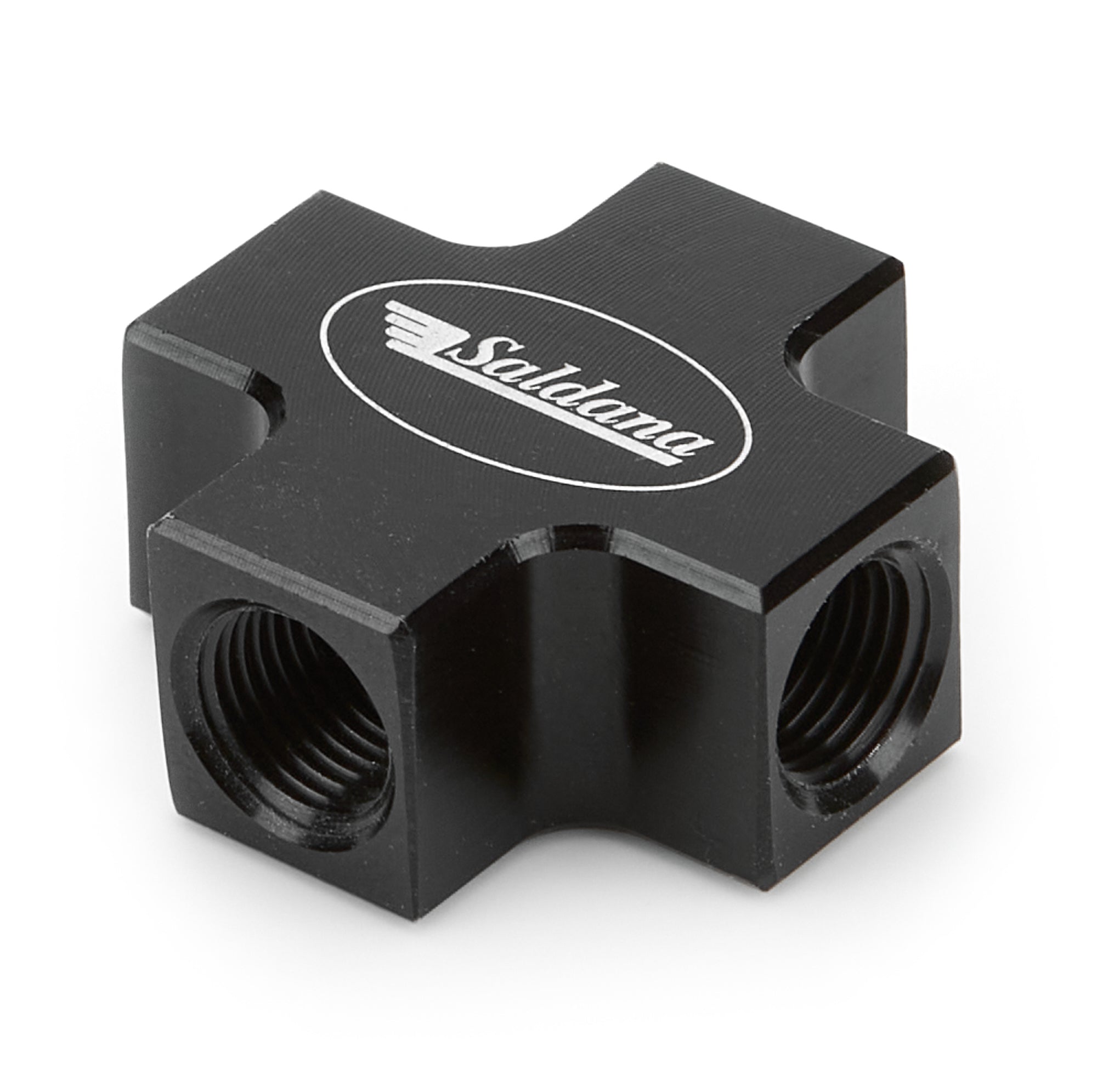 Saldana Racing Tanks VC3M Oil Manifold For Valve Cover Oilers 3 Port Saldana Racing Tanks VC3M