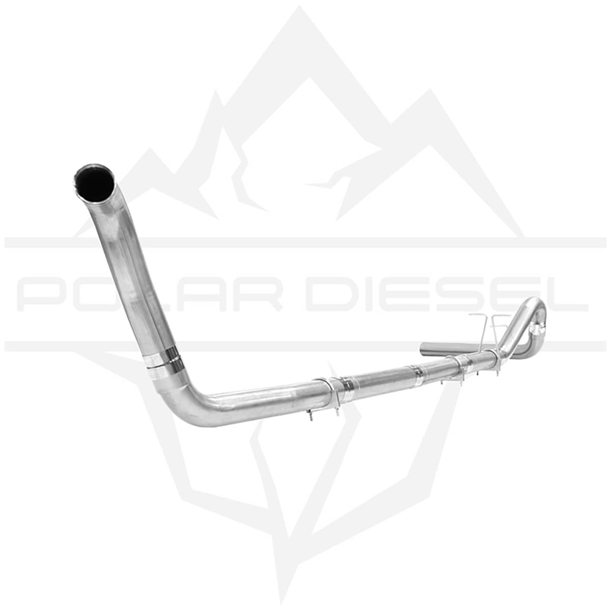 Polar PD-1-11519142 4" SS EXHAUST SYSTEM (NO MUFFLER) 03-07 SUPER DUTY 6.0L Polar PD-1-11519142