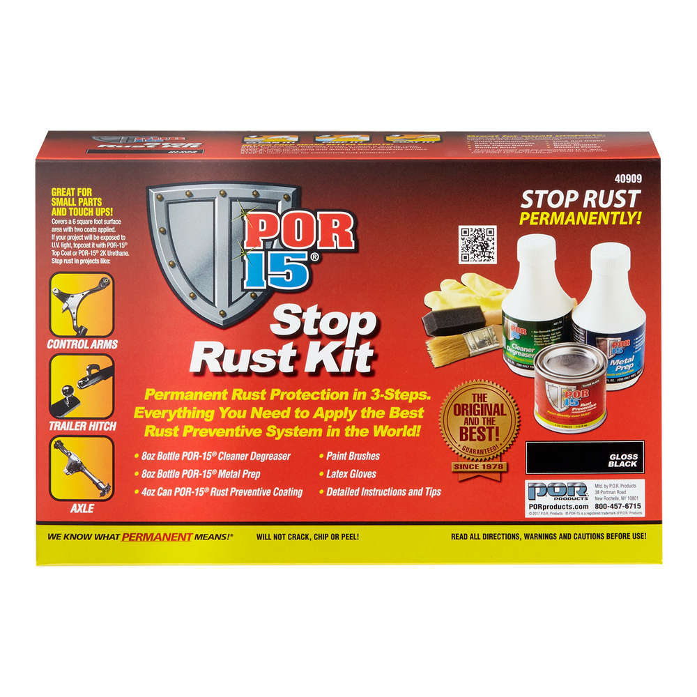 POR-15 40909 Stop Rust Kit Black POR-15 40909