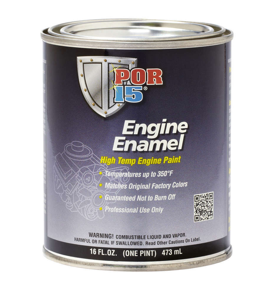 POR-15 42038 Engine Enamel Black - Pi nt POR-15 42038