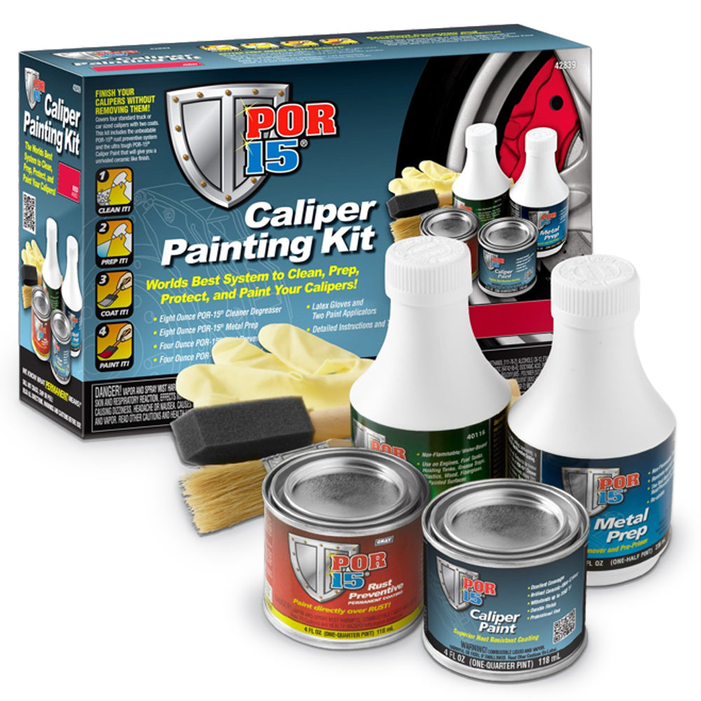 POR-15 42839 Brake Caliper Painting Kit Red POR-15 42839