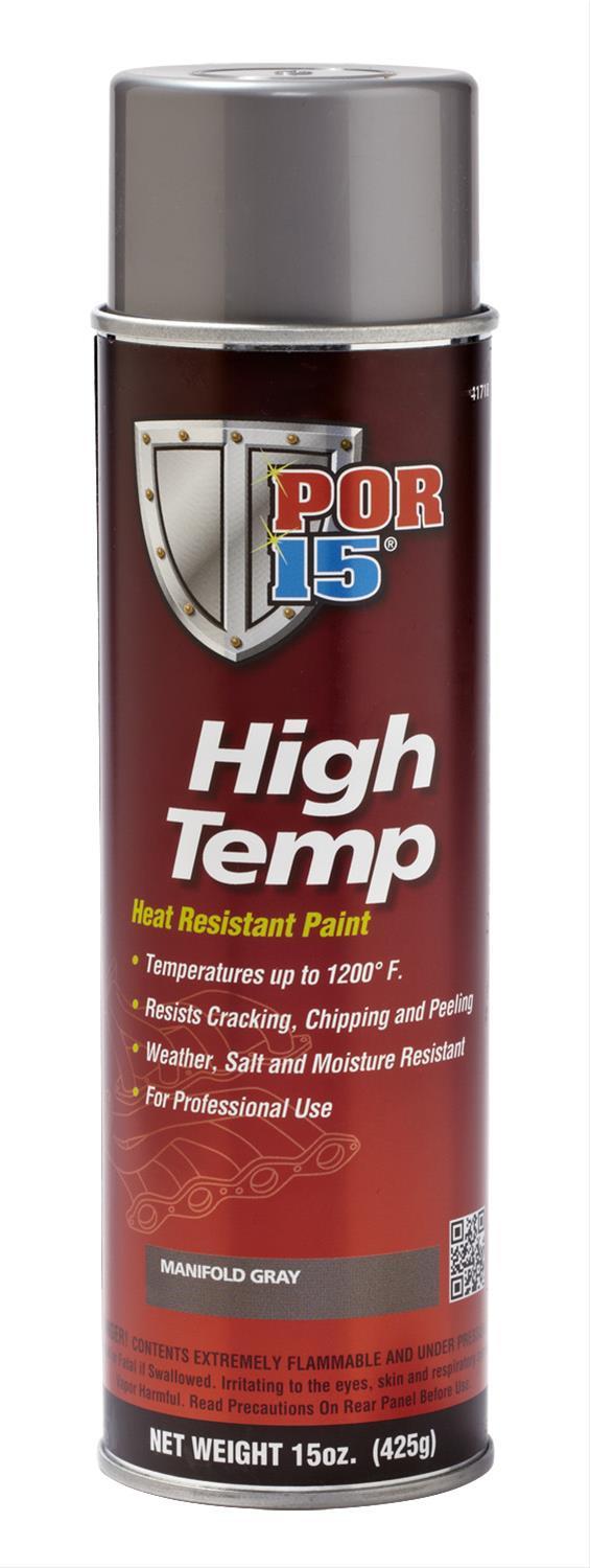 POR-15 44218 High Temperature Factory Gray Paint Aerosol 15oz POR-15 44218