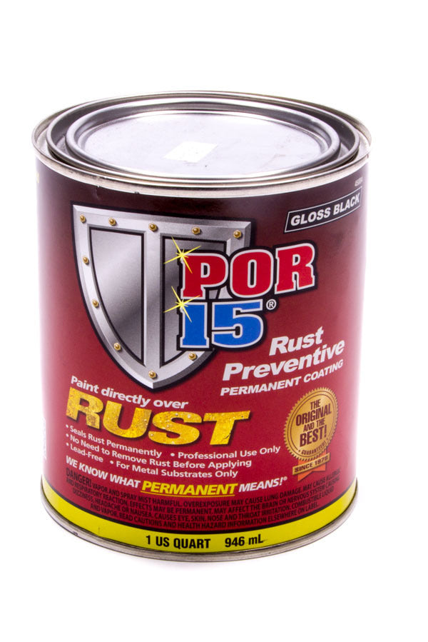 POR-15 45004 POR-15 Paint Quart Gloss Black POR-15 45004
