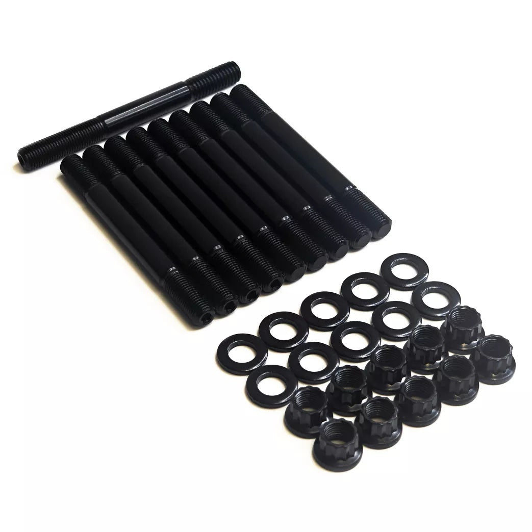 PRW 1012111 Mitsu 4G63 Head Stud Kit 94+ 12pt Nuts & Washers PRW 1012111