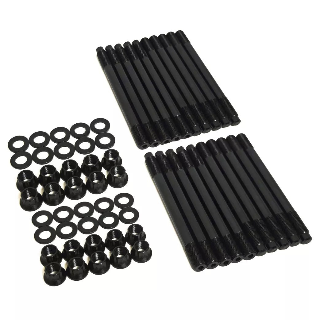 PRW 1044531 Godzilla Head Stud Kit 12 Point Black Chromoly PRW 1044531