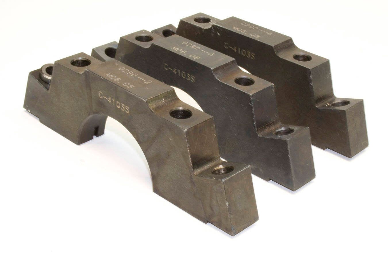 PRW 1740002 Billet Main Caps 70-80 Chevy 400 Splayed Outer PRW 1740002