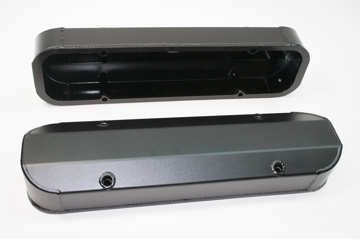 PRW 4045517 Alum Fab Valve Cover Pont 301-455 Black PRW 4045517