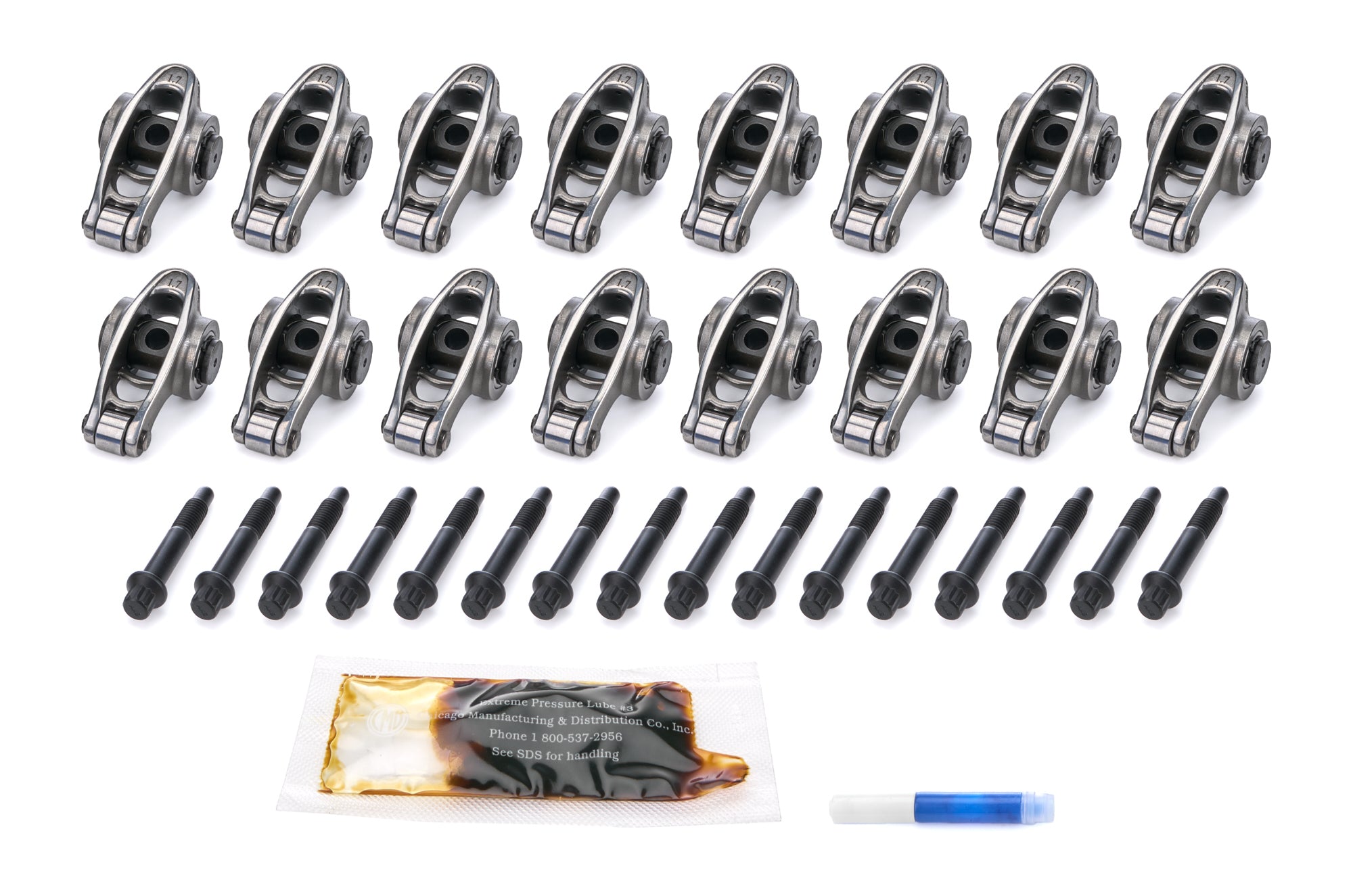 PRW 60375317 GM LS S/S Roller Rocker Arms - 1.7 Ratio PRW 60375317