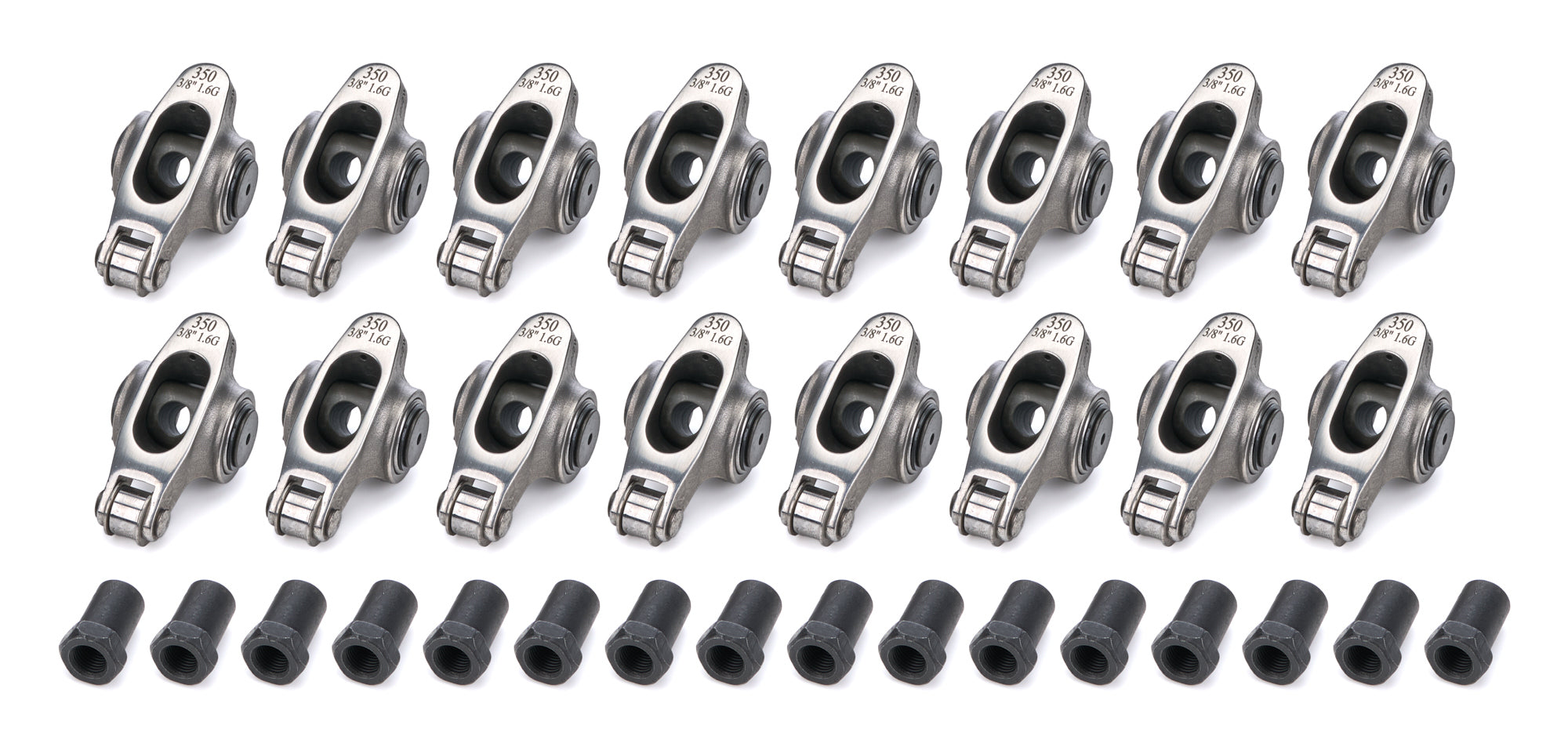 PRW 6535021 SBC Vortec S/S Roller R/A's - 1.6 Ratio 3/8 St PRW 6535021