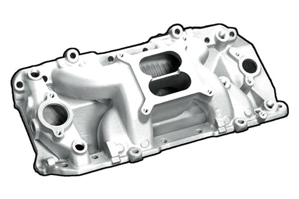 Professional Products 53026 BBC Crosswind Intake Manifold - Satin Professional Products 53026