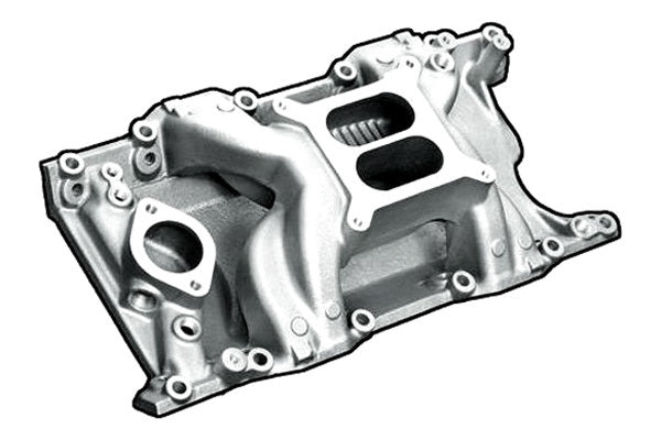 Professional Products 55026 SBM Crosswind Intake Manifold - Satin Professional Products 55026