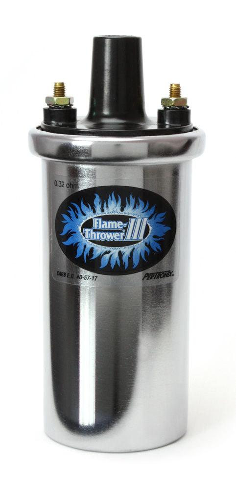 Pertronix 44001 Flame-Thrower III Coil - Chrome - Oil Filled Pertronix 44001